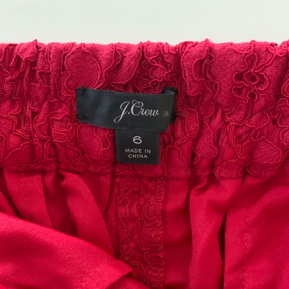 EUC JCREW lace pull on pant - Picture 3 of 5